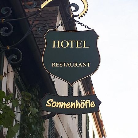 Hotel & Restaurant Sonnenhoefle Sommerhausen Luaran gambar