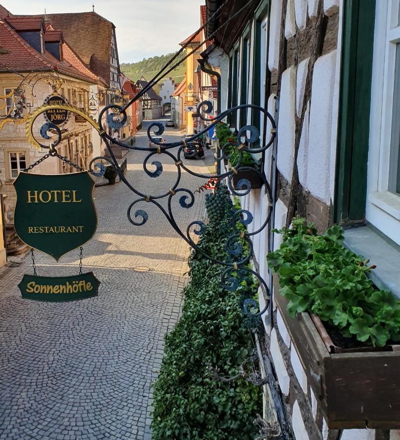 Hotel & Restaurant Sonnenhoefle Sommerhausen Luaran gambar