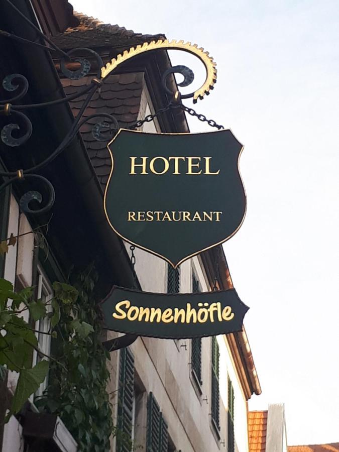 Hotel & Restaurant Sonnenhoefle Sommerhausen Luaran gambar